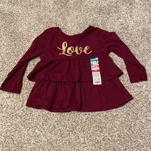 18m girls long sleeve shirt.